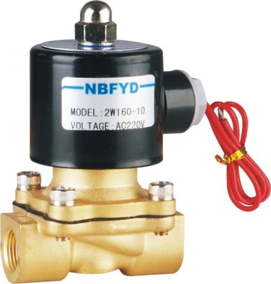 Hydraulisches elektrisches Magnetventil aus Messing 12 V 24 V 110 V 220 V AC DC Wasser Kupferspule