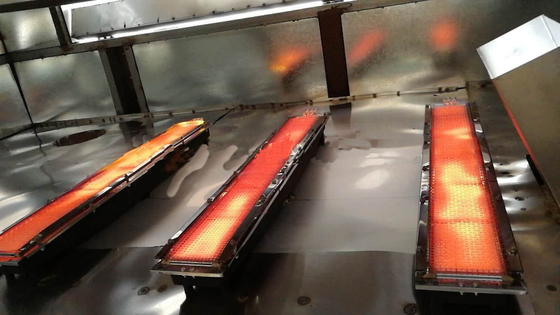 Lackieranlage Pulverbeschichtungsofen Gasbrenner Metallkeramikbrenner Erdgas