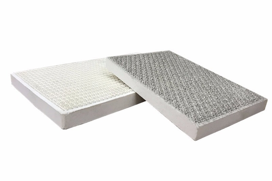 Rechteckige Cordierit-Gas-Keramik-Heizplatten-Fliesen-Waben