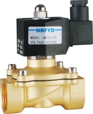 Hydraulisches elektrisches Magnetventil, normalerweise geschlossen, 2-Wege-Messing-Edelstahl