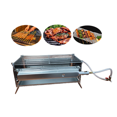 Faltender tragbarer GRILL Grill-im Freien Infrarotgasbrenner-Edelstahl