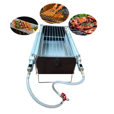 Rauchloser tragbarer faltender GRILL Grill-Gas-speichernder Infrarotbrenner 480*320*230