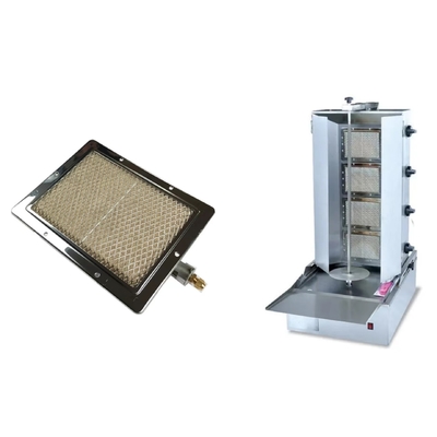 Flammenloses keramisches katalytisches Infrarot des Grill-Brenner-220*170MM des Gas-2.94KW für Shawarma HD220