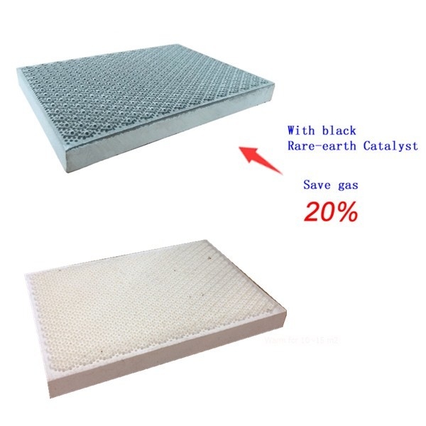 Cordierite-Aluminiumoxid-Keramik-Heizplatten-Infrarotwabenplatte Sparen Sie Gas 20%