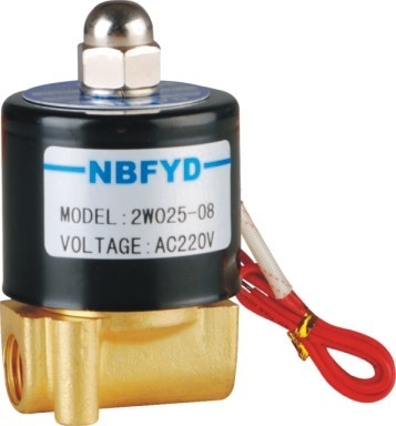 220 V Hochdruck-Messing-Magnetventil NBR VITON EPDM-Dichtung für Wasser-Gas-Luft-Öl