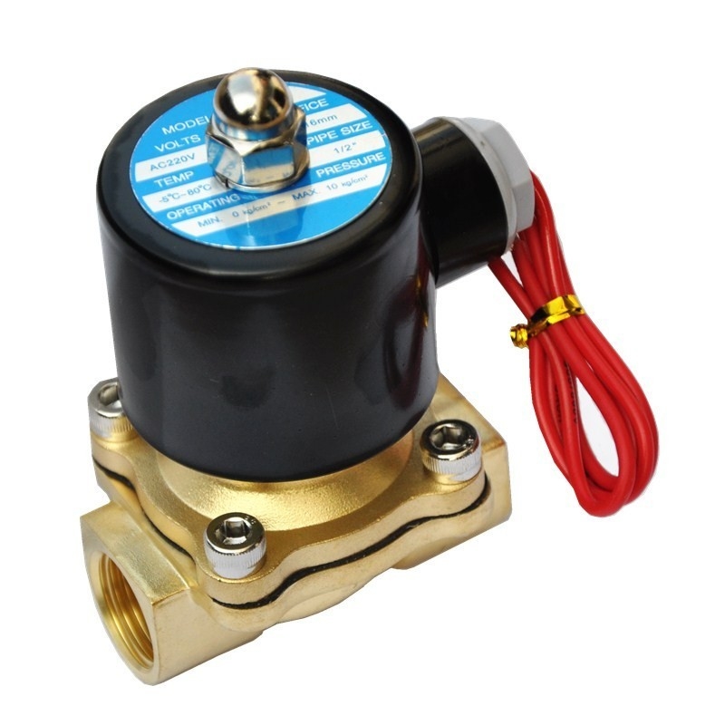 Elektronisches Messing-Magnetventil 0,23 ~ 48 CV Mitteldruck für Gasheizungsbrenner